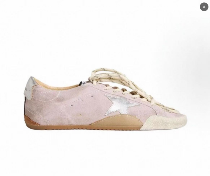 Pink frosted leather