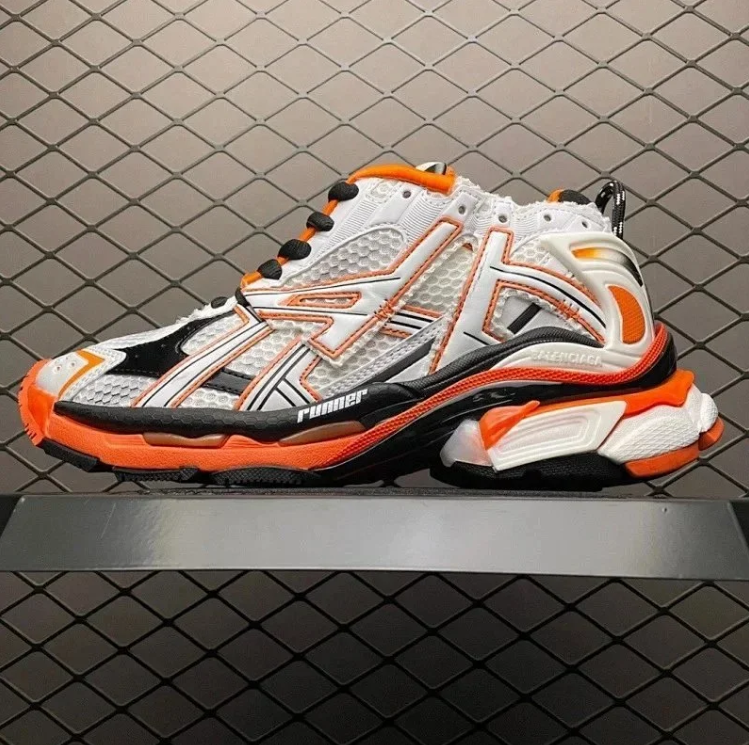 runner老爹鞋白橙黑